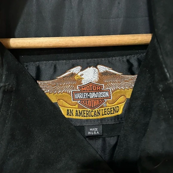 Harley-Davidson Black Leather Motorcycle Jacket NEW - Picture 5 of 8